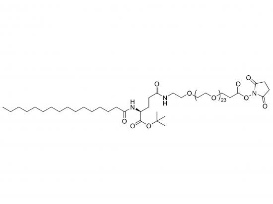 Pal-Glu(PEG1000-OSu)-OtBu