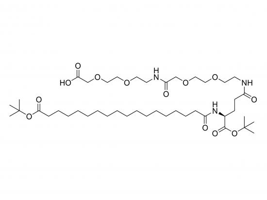 tBuO-Ste-Glu(AEEA-AEEA-OH)-OtBu